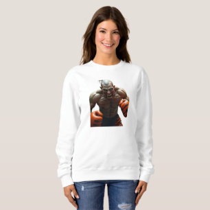 Moletom Halloween Zombie Boxer - Design de Combate ao Espo