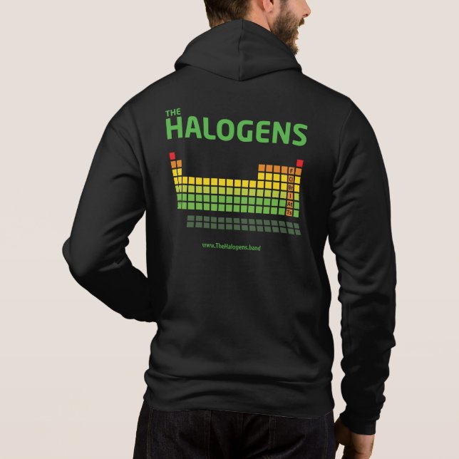 Moletom Halogens Zipper Hoodie (com website) (Verso)