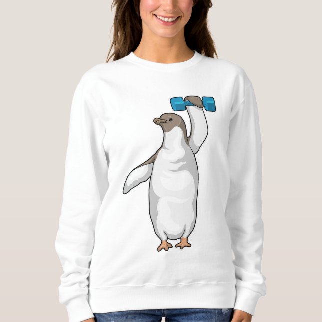 Moletom Halteres Penguin Fitness (Frente)