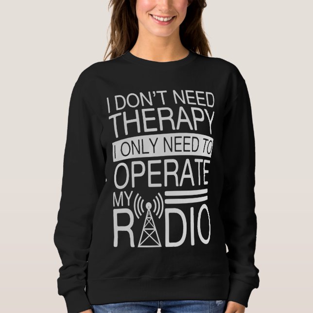 Moletom Ham Radio Operator Costume Radio Tower (Frente)