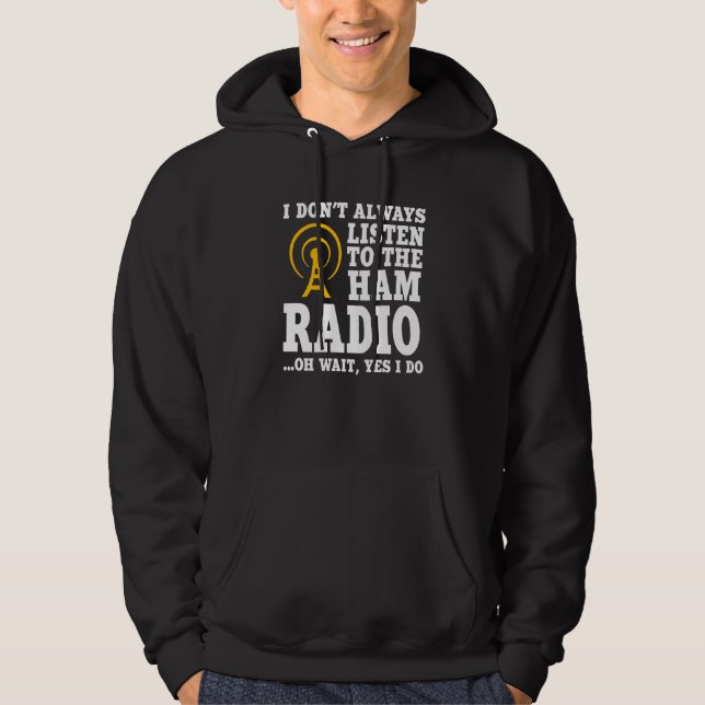 Moletom Ham Radio Operator Quote Wireless Operator (Frente)