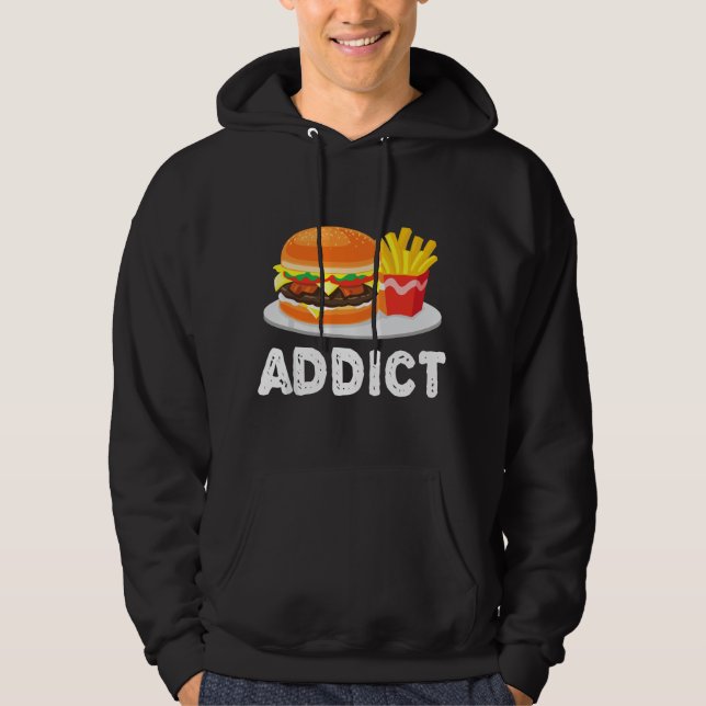 Moletom Hamburger Cheeseburger Bacon e Batata Frita Addi (Frente)