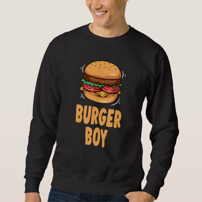 Moletom Hamburger Cheeseburger Burger Comida Rápido (Frente)