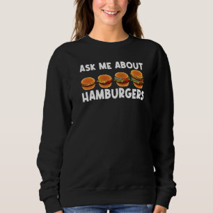 Moletom Hambúrguer Legal Para Homens Mulheres Cheeseburger