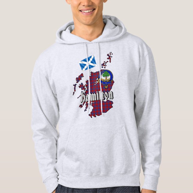Moletom Hamilton Clan Crachá Adult Hoodie (Frente)