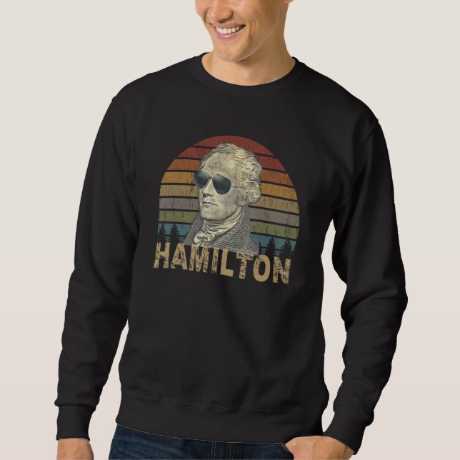 Moletom Hamilton Vestindo óculos de sol (Frente)