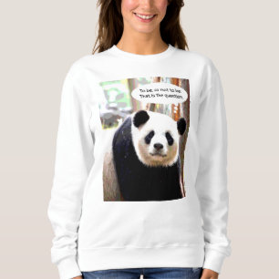 Moletom Hamlet Shakespeare Citação Panda Bear Mulheres