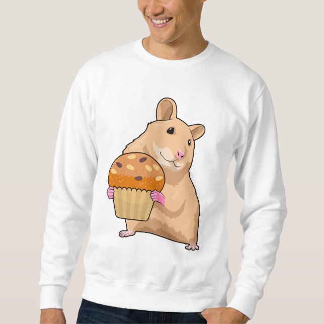 Moletom Hamster com Muffin (Frente)