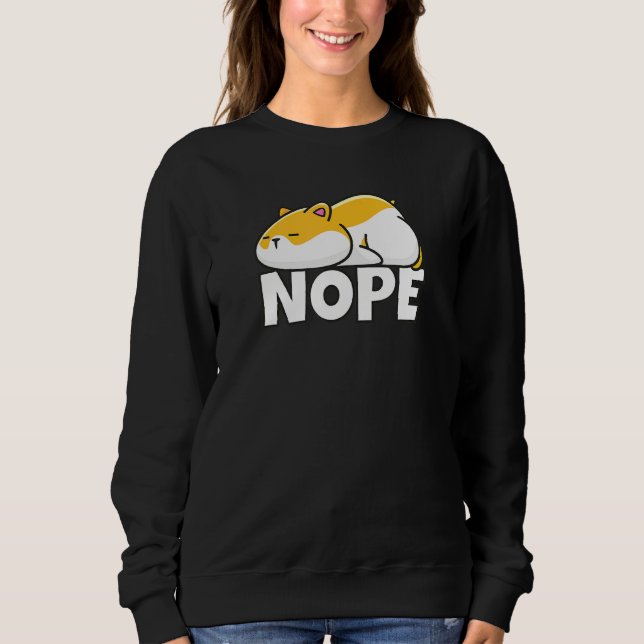 Moletom Hamster Nope (Frente)