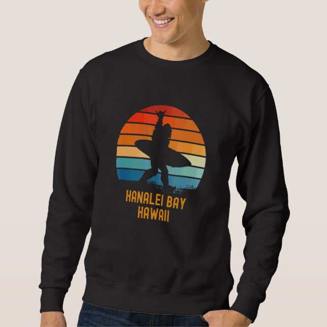 Moletom Hanalei Bay Hawaii Sasquatch Souvenir (Frente)