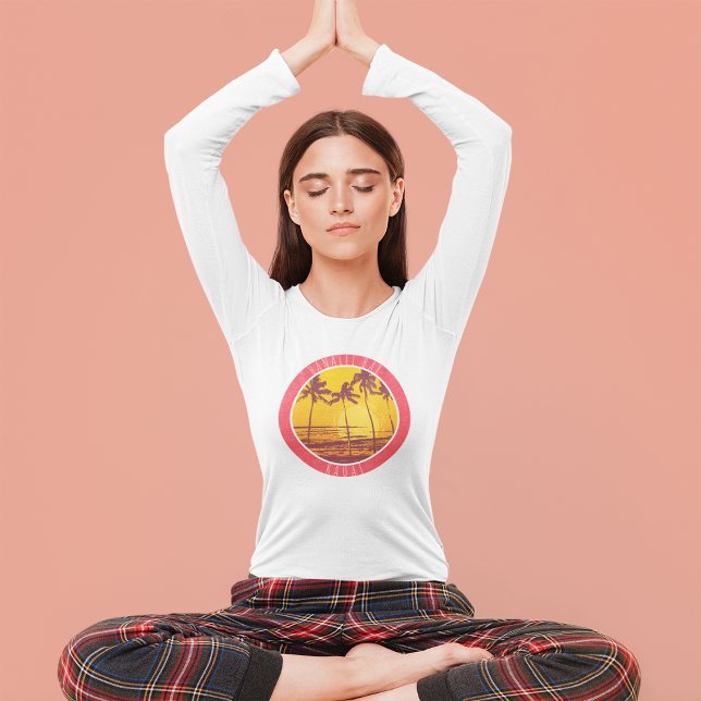 Moletom Hanalei Bay Kauai Vintage Beach Sunrise Surf (Criador carregado)