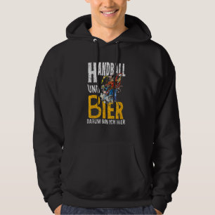 Moletom Handball E Beer Darum Caixa Ich Hier Trainer Beach