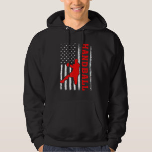 Moletom Handball Sports American Flag Handball Em 4 De Jul