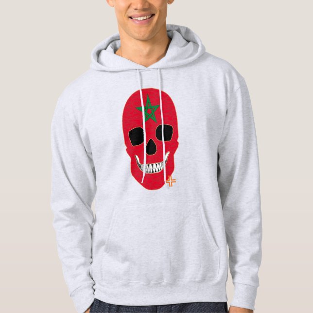 Moletom HANDSKULL Marrocos, Camisola de véu, B2 (Frente)