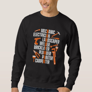 Moletom Handyman Repair Worker Mechanic Electronics Welde