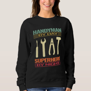 Moletom Handyman Tools Handyman Super-Herói Mecânico Craft