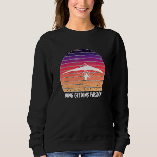 Moletom Hang Glider Silhouette Sunset Hang Gliding Passion
