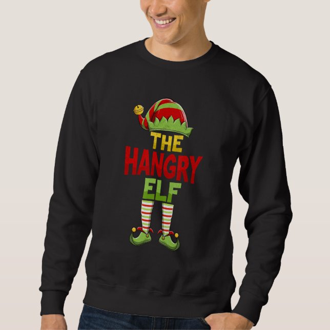 Moletom Hangry ELF Family Matching Group Christmas Pajamas (Frente)