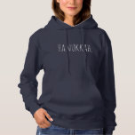 Moletom Hanukkah. | Tipo de letra mínima simples<br><div class="desc">Hanukkah. | Manuscrito Simples Tipo Hoodie</div>