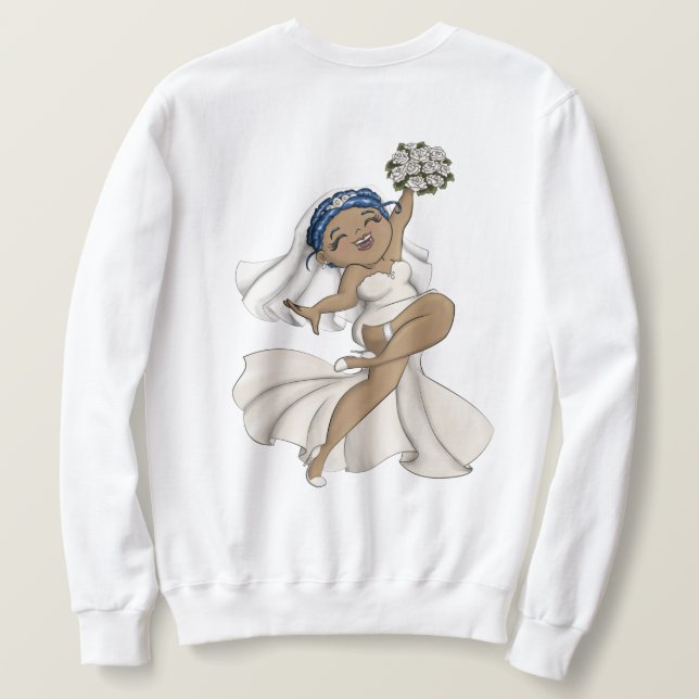 Moletom Happy Bride 07 (Verso do Design)