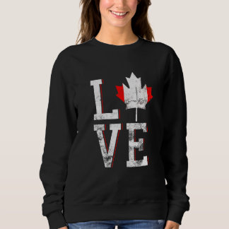 Moletom Happy Canada Day I Love Canada Mapeamento Leaf Fla