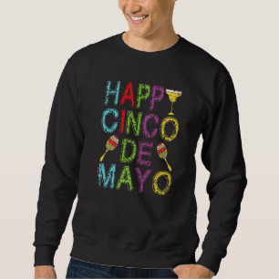 Moletom Happy Cinco De Mayo Vintage Mexicano 8