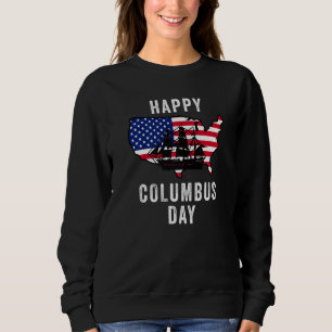 Moletom Happy Columbus Day Usa Flag Discovery Italiana Exp
