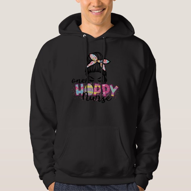 Moletom Happy Easter Bunny One Hoppy Nurse Men Women Easte (Frente)