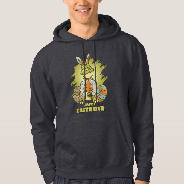 Moletom Happy Eastrawr | Hoodie de uso masculino (Frente)