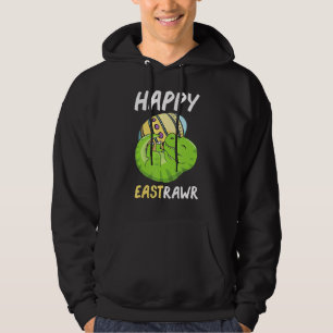 Moletom Happy Eastrawr Rex Dinosaur Easter Bunny Egg Costu