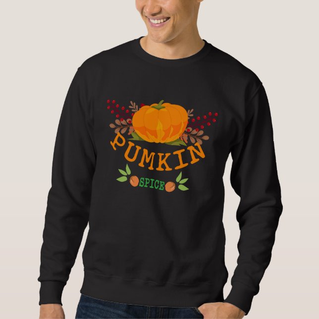 Moletom Happy Fall Y'all  Pumpkin Spice Thanksgiving (Frente)