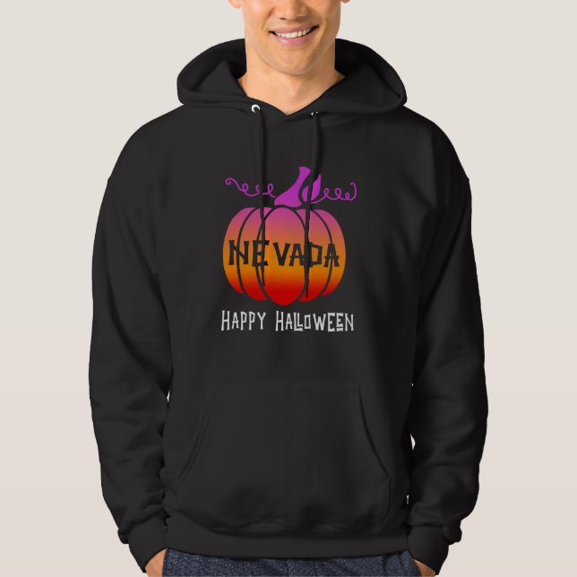 Moletom Happy Halloween For Nevada Women Men Boo Pumpkin (Frente)