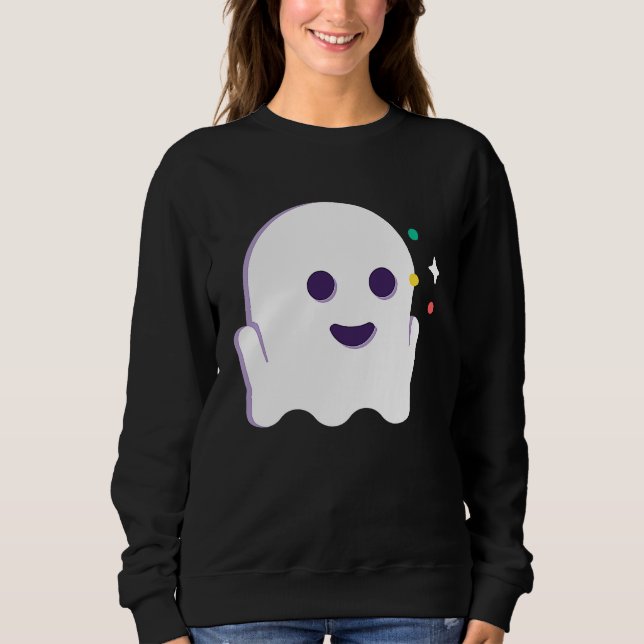 Moletom Happy Halloween Ghost (Frente)
