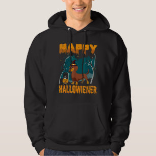 Moletom Happy Hallowiener Wiener Dachshund Halloween Costu