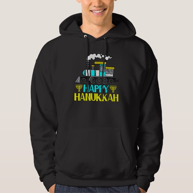 Moletom Happy Hanukkah Cool Menorah Chanukah Jewish Holida (Frente)