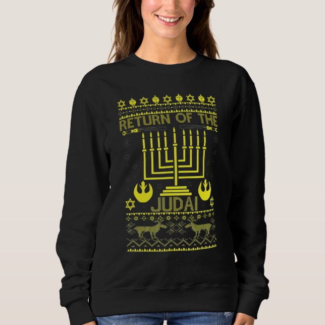 Moletom Happy Hanukkah Retun Of The Judai Ugly Sweater Chr (Frente)
