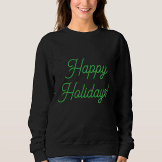 Moletom Happy Holidays in Green: