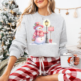 Moletom Happy Holidays Snowman Sweatshirt