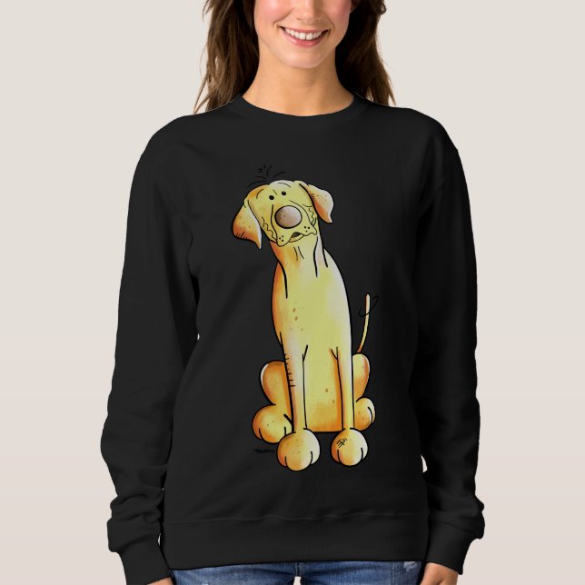 Moletom Happy Labrador Retriever 57 (Frente)