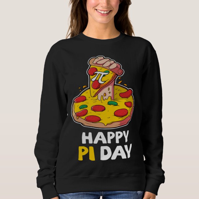 Moletom Happy Pi Day Pizza Geek Mathematic Nerds Funny Mat (Frente)