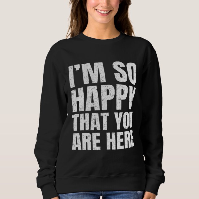 Moletom Happy Positive Affirmation Kind Motivational Teach (Frente)