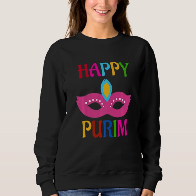 Moletom Happy Purim Mask (Frente)