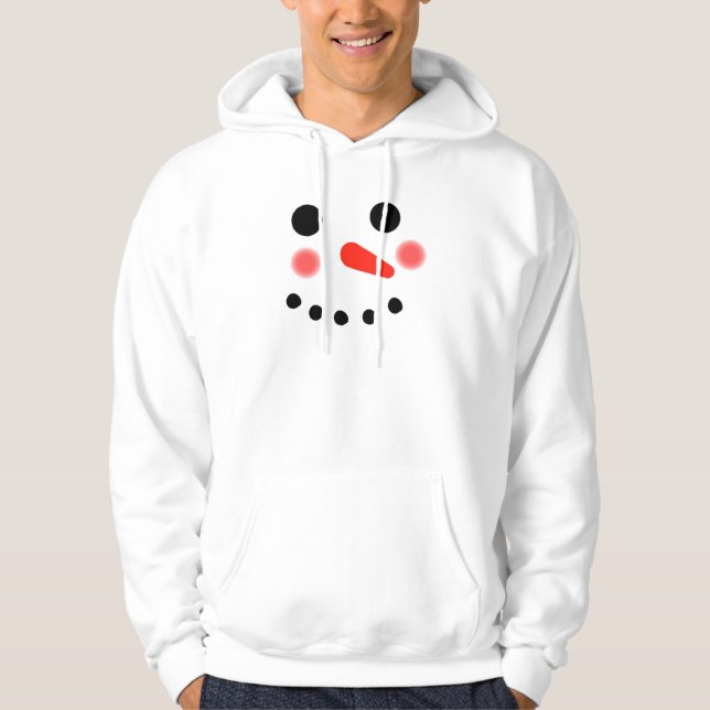 Moletom Happy Snowman Face Hoodie (Frente)