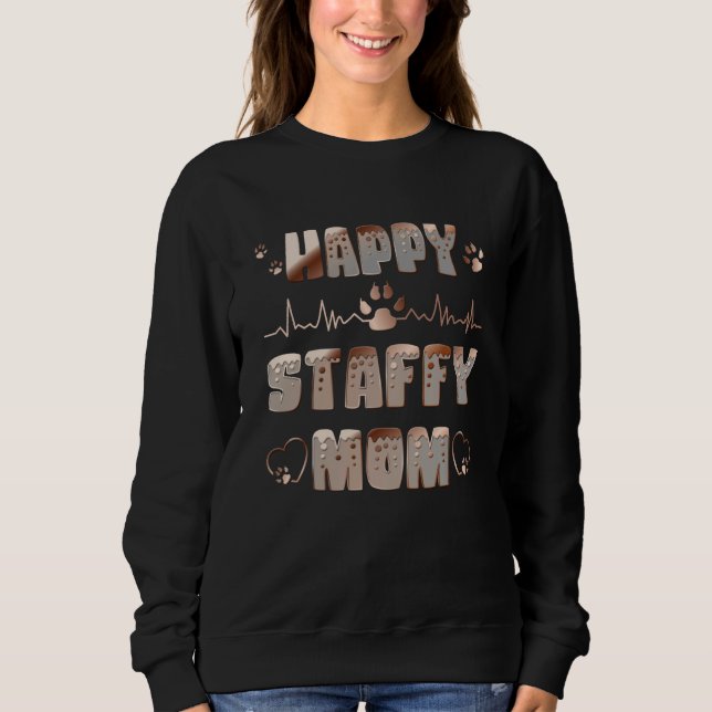 Moletom Happy Staffy Mom (Frente)