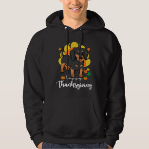 Moletom Happy Thanksgiving Turkey Dachshund