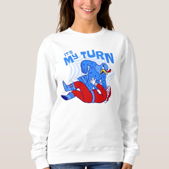 Moletom happy thanksgiving turkey vs santa christmas (Frente)