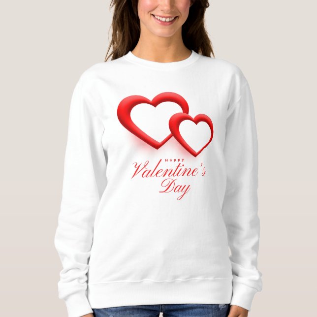 Moletom Happy Valentine’s Day Heart Love Design-23540 (Frente)