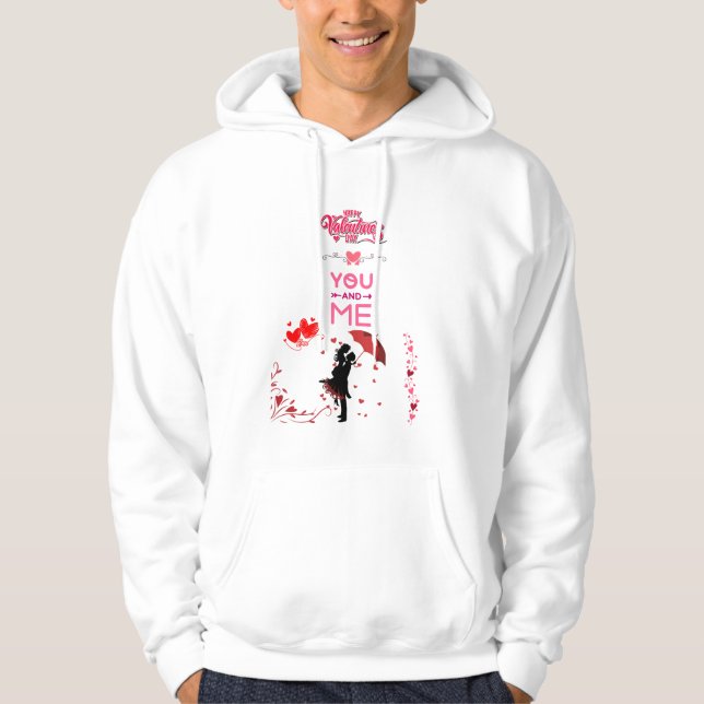 Moletom Happy Valentine’s Day – You and Me Romantic Love (Frente)