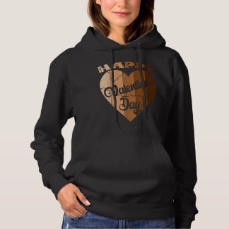 Moletom Happy Valentine's Day Melatonin Heart Black Histor