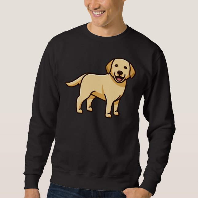 Moletom Happy Yellow Labrador (Frente)